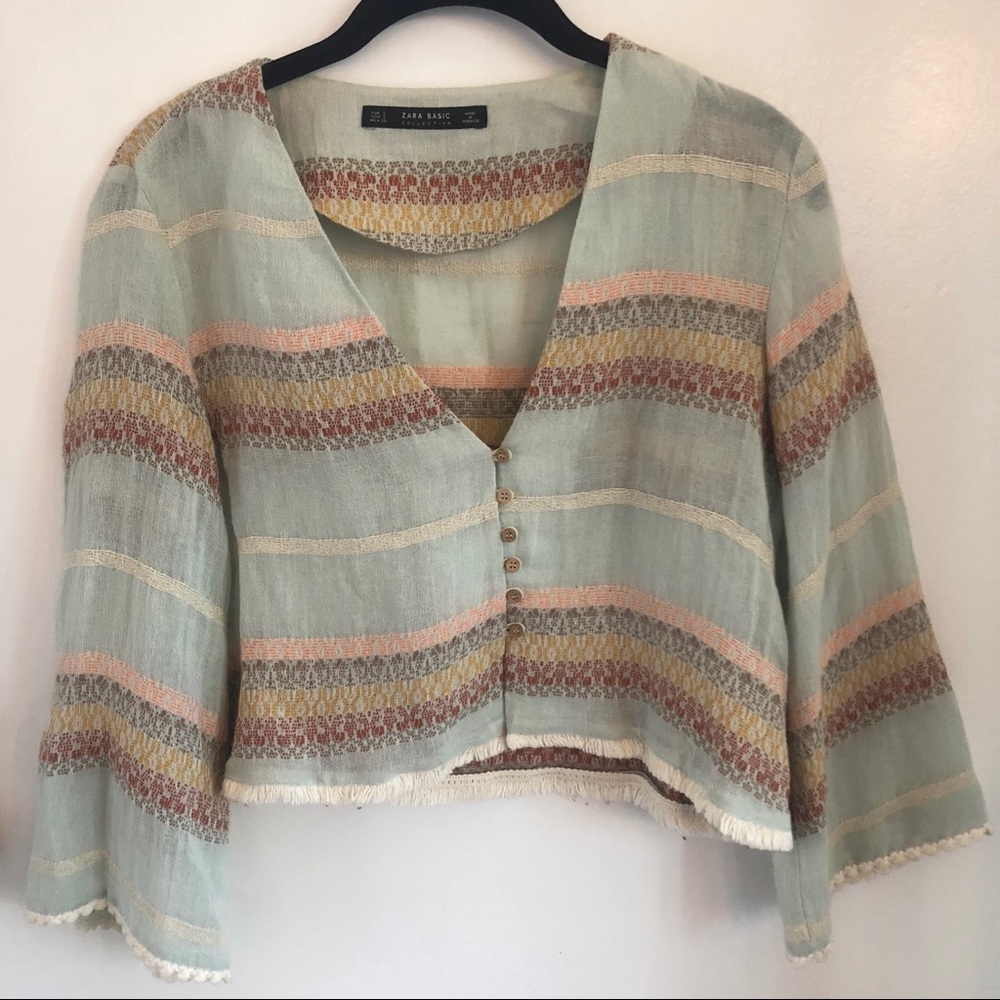 Zara Embroidered Top